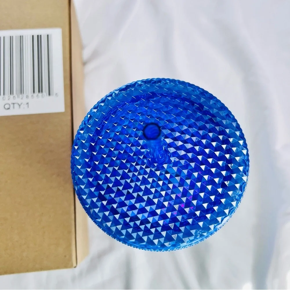 NEW IN BOX Disney Parks Starbucks 50th Anniversary Blue Studded Tumbler
